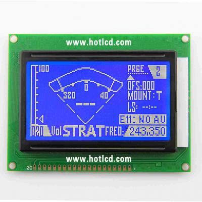 12864d藍底白字lcd液晶模組